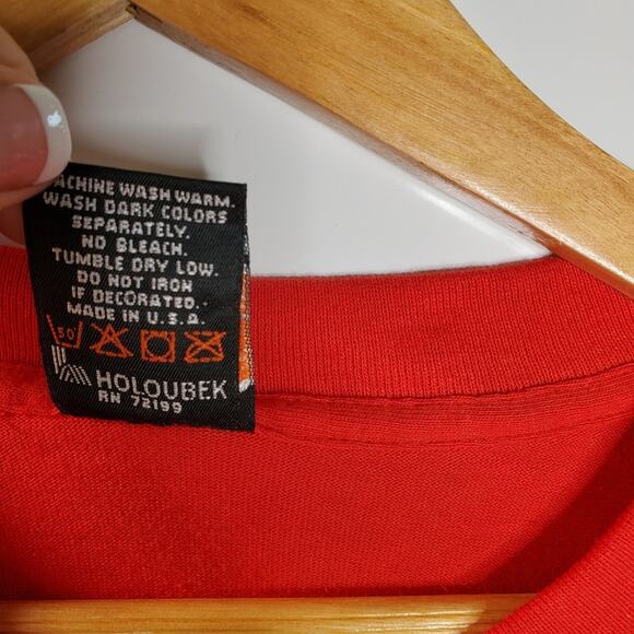 Harley Davidson Vintage Single Stitch Red  Tshirt Reno Nevada Great condition - Picture 5 of 8